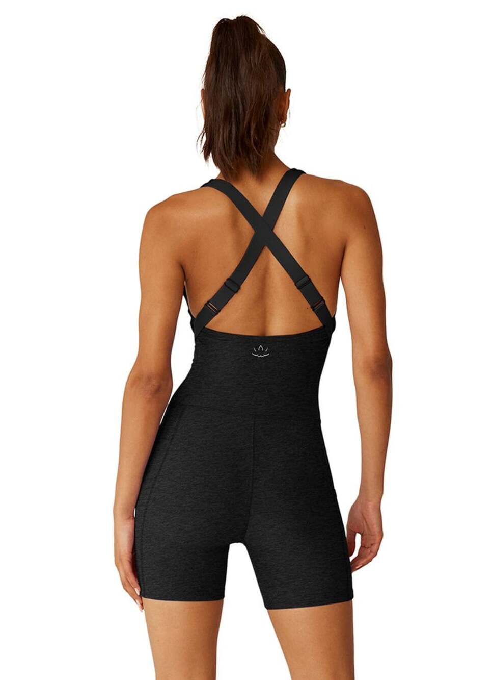 Beyond Yoga Spacedye Get Up And Go Pocket Biker Jumpsuit Small